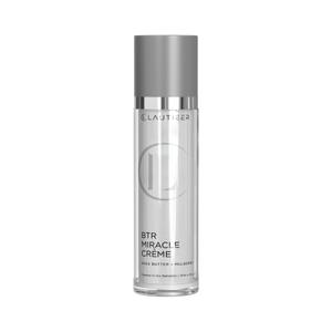 Organic anti-aging face cream in a frosted jar with a silver lid, featuring aloe vera and avocado extracts by Perfec-Tone