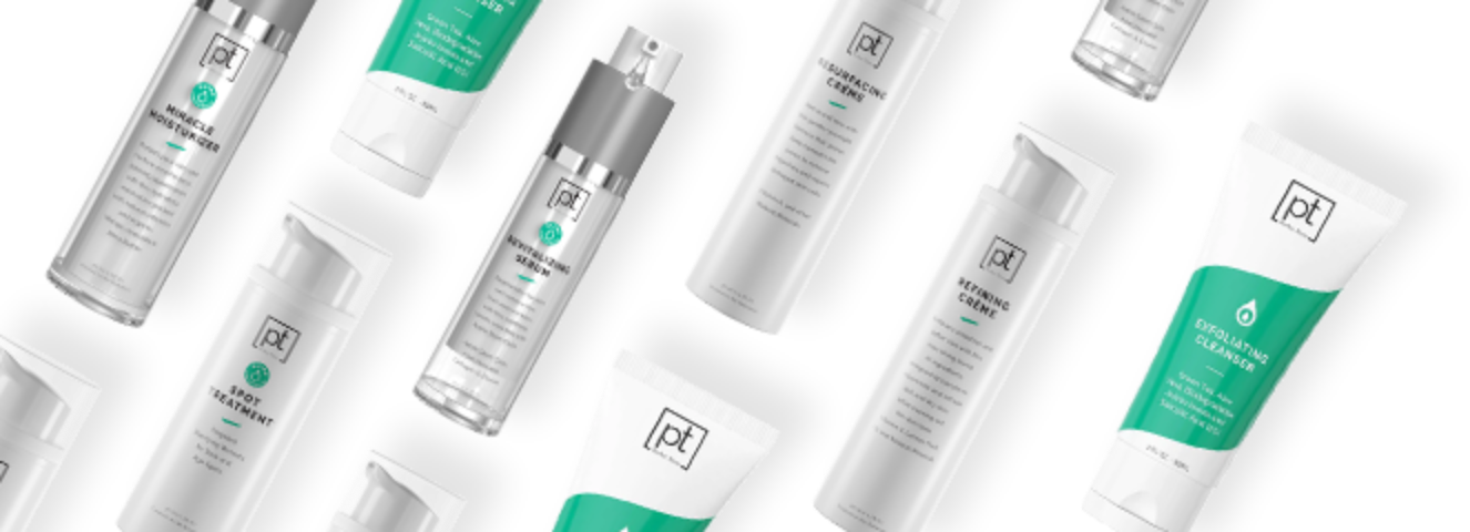 Skin Care Model with Darker Complexion